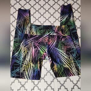 Onzie Multicolor Print Yoga Pants Size XS